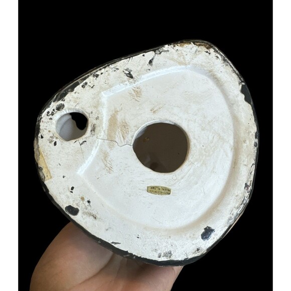 Vintage Witch Candle Holder Tea Candle Figurine Ceramic Halloween Pumpkin 9.5” - Picture 7 of 8